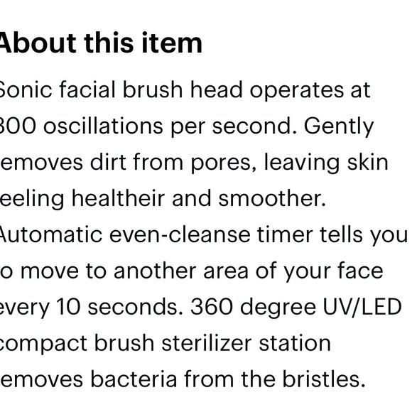 CONAIR SONIC TRU GLO FACIAL BRUSH WITH UV STERILIZER KeepIN SHOWER! WATERPROOF 💝 - Picture 8 of 16